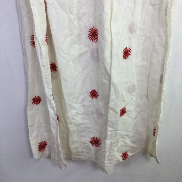 Free People Women's MIDI Dress Emory Embroidered Ivory Combo Size S NWT - Picture 9 of 16